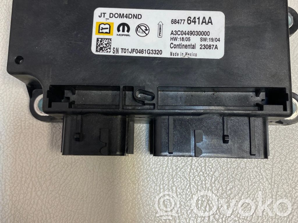 Airbag control unit/module   68477641AA,A3C0449030000,T01JF0461G3320