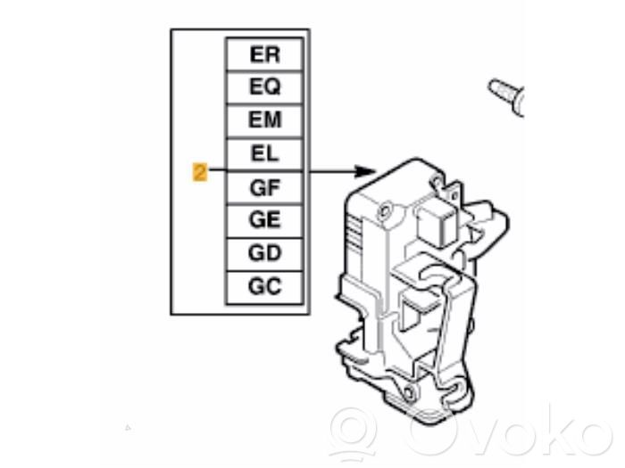 Etuoven lukko   13154792