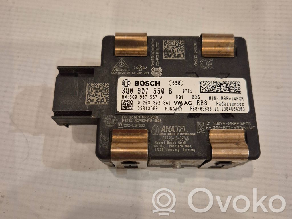 Volkswagen PASSAT B8 Sensor de radar Distronic 