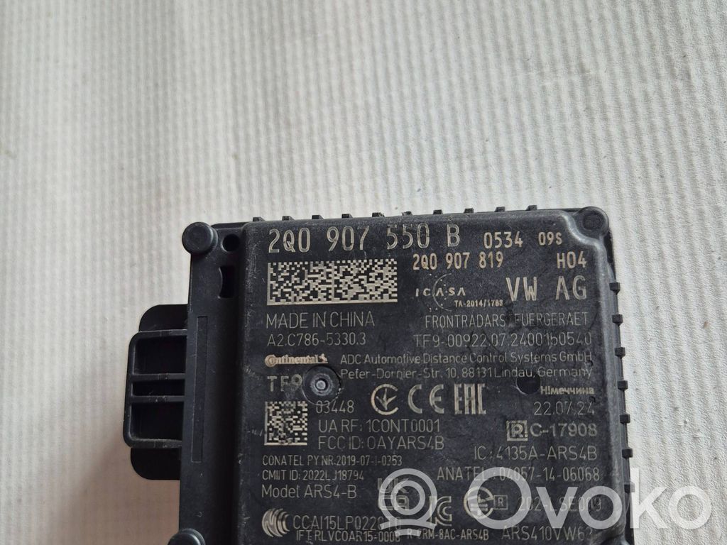 Volkswagen Golf VIII Sensor de radar Distronic 