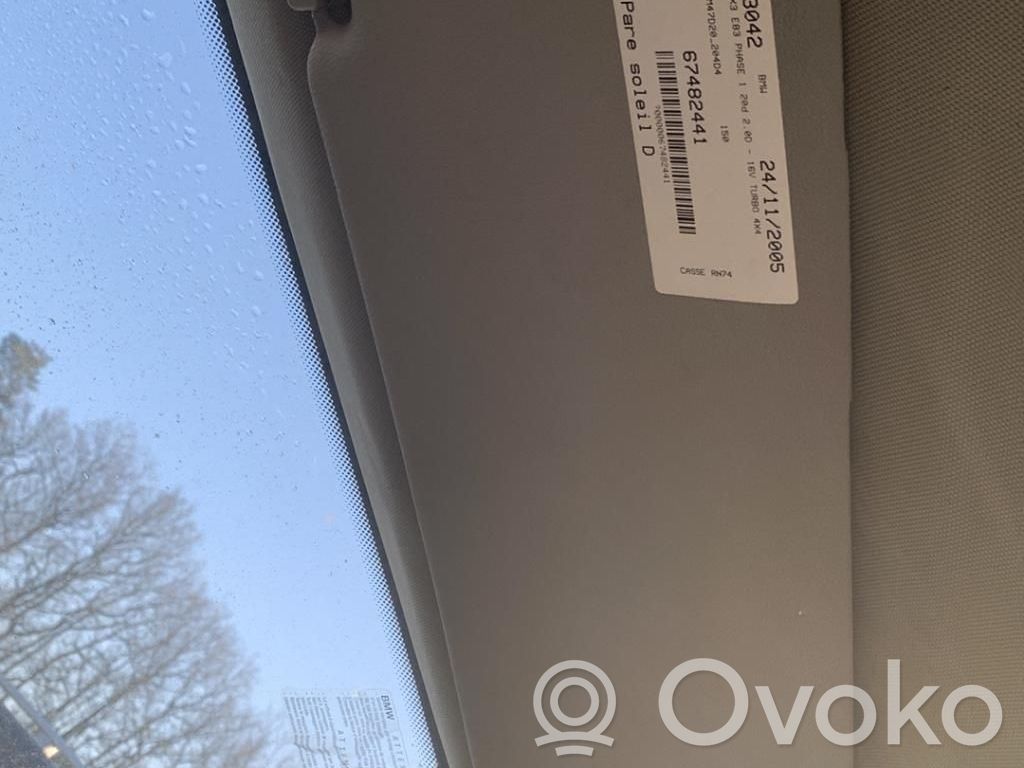 BMW X3 E83 Sonnenblende 