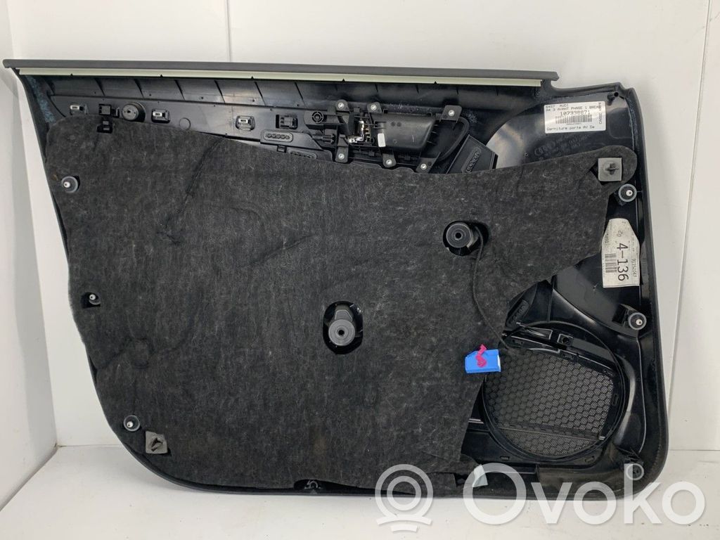 Audi A4 S4 B8 8K Front door card panel trim 