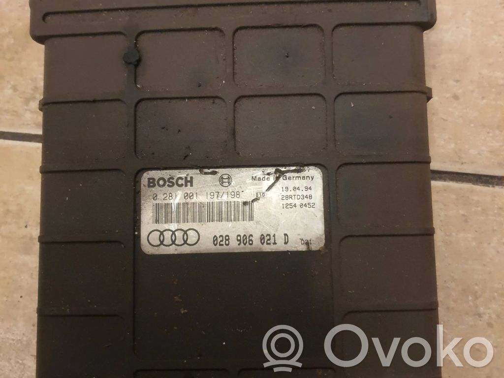 Audi 80 90 S2 B4 Centralina/modulo del motore 
