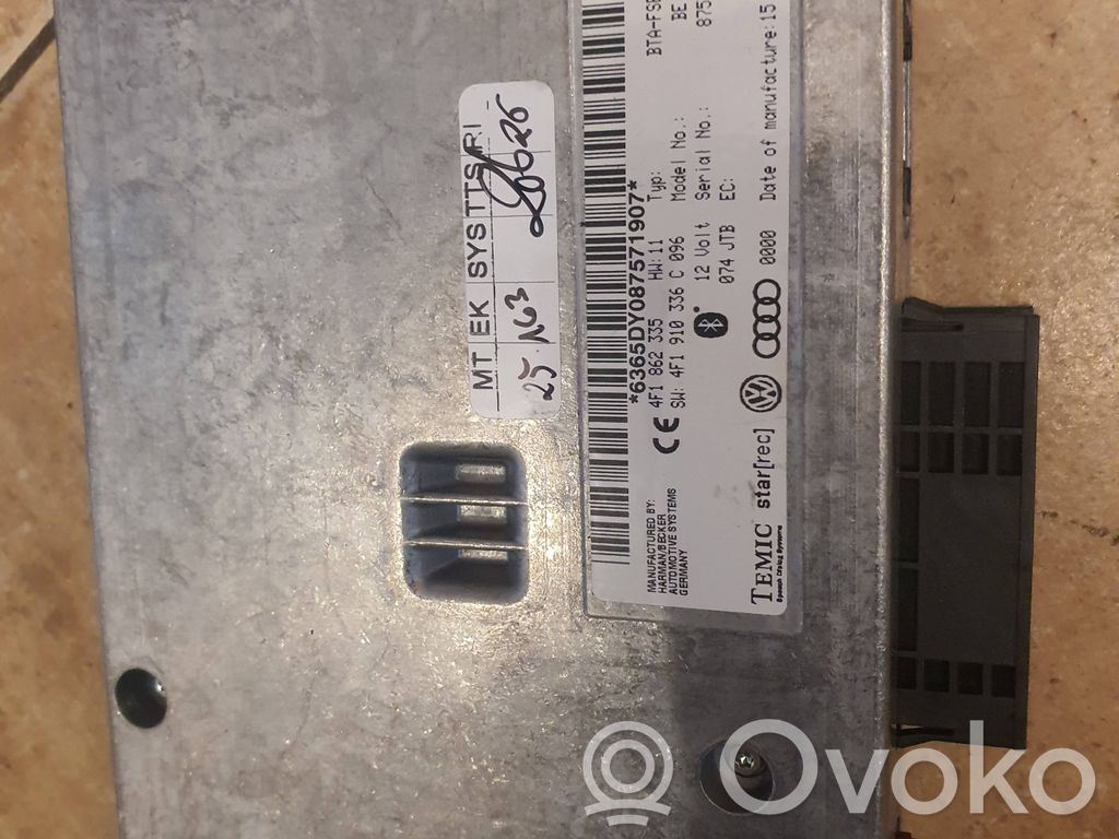 Unidad de control/módulo de bluetooth   4F1910336C,4F1862335