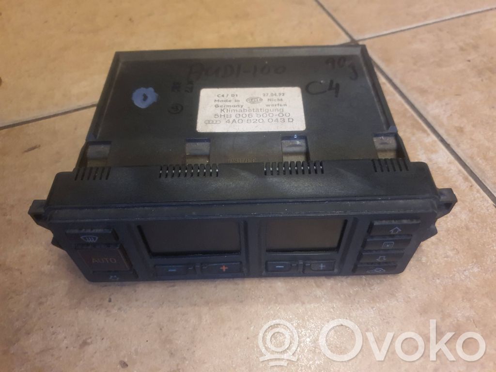 Audi 100 S4 C4 Climate control unit 