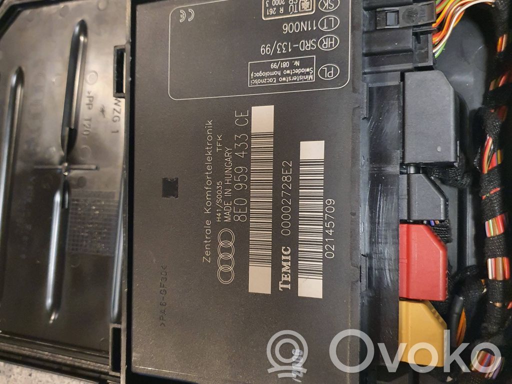 Audi A4 S4 B7 8E 8H Mukavuusmoduuli 