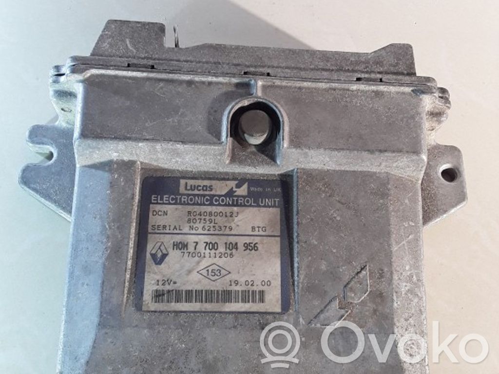 Engine control unit/module   HOM7700104956,R04080012J