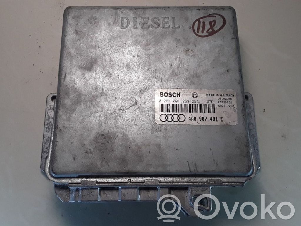Engine control unit/module   0281001253254,4A0907401E