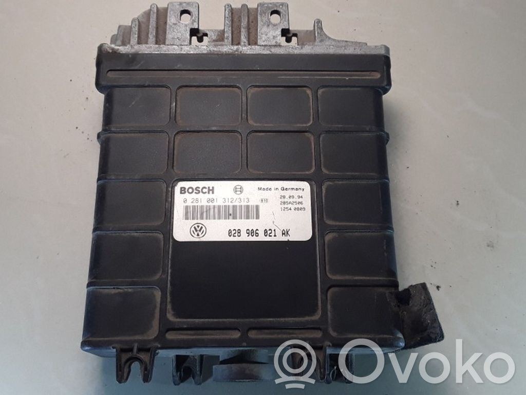 Engine control unit/module   0281001312313,028906021AK,8A0906264B