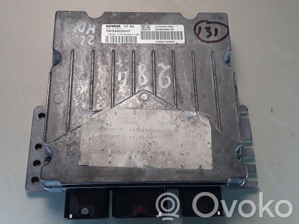 Peugeot 307 Engine control unit/module 