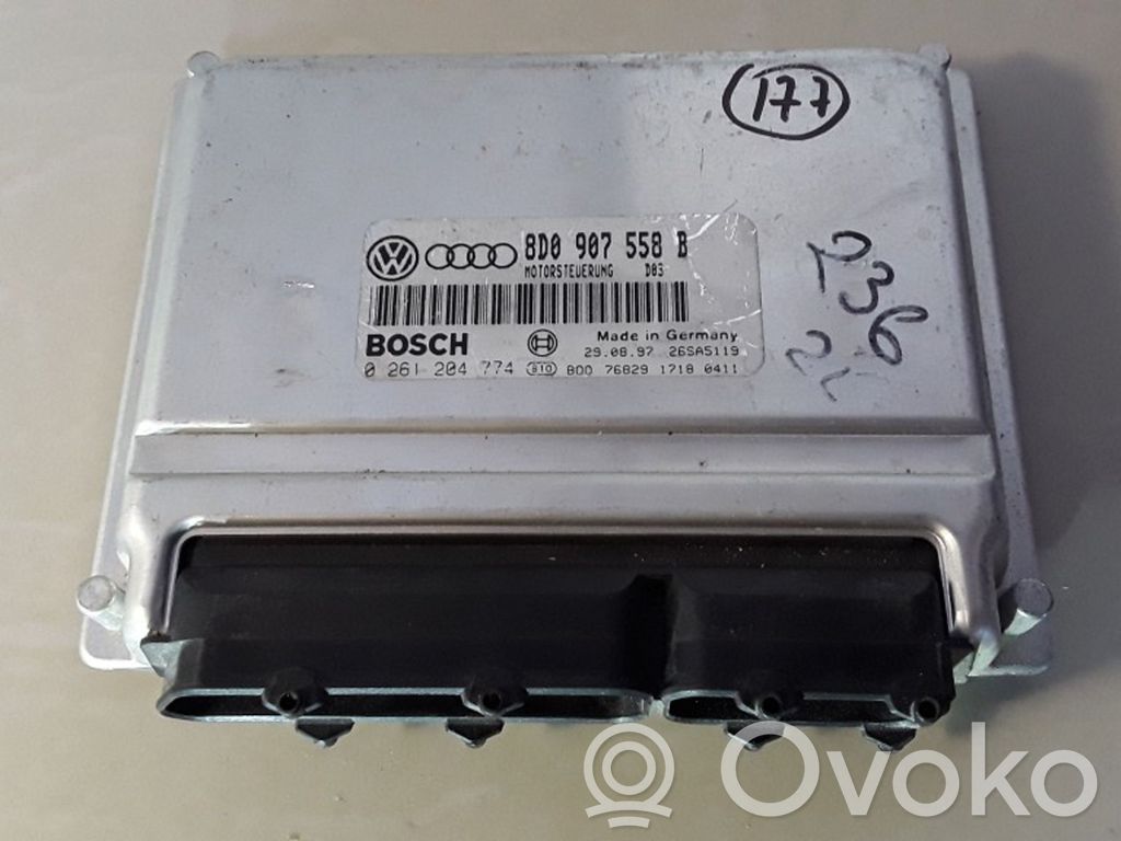 Engine control unit/module   0261204774,8D0907558B