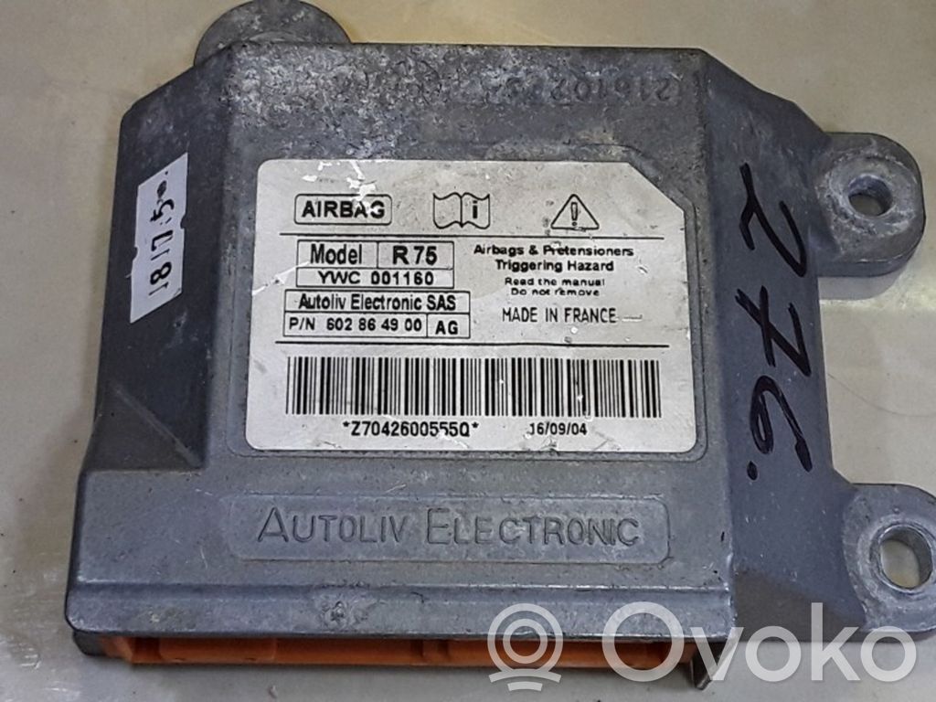 Rover 75 Airbag control unit/module 