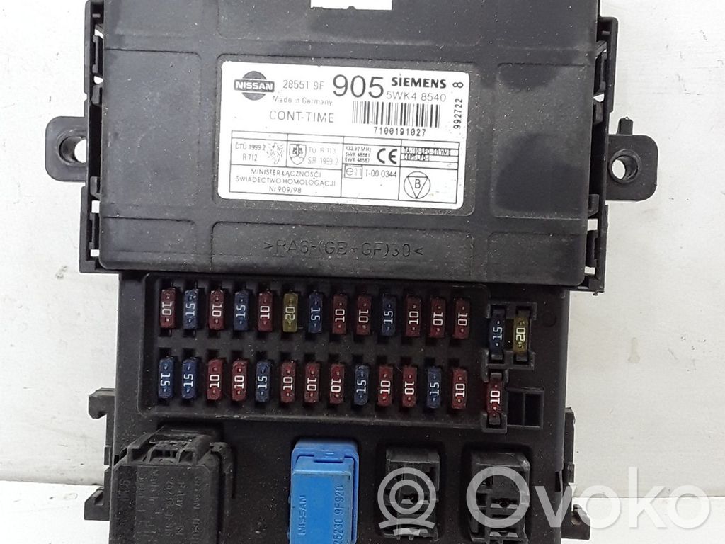 Nissan Primera Comfort/convenience module 