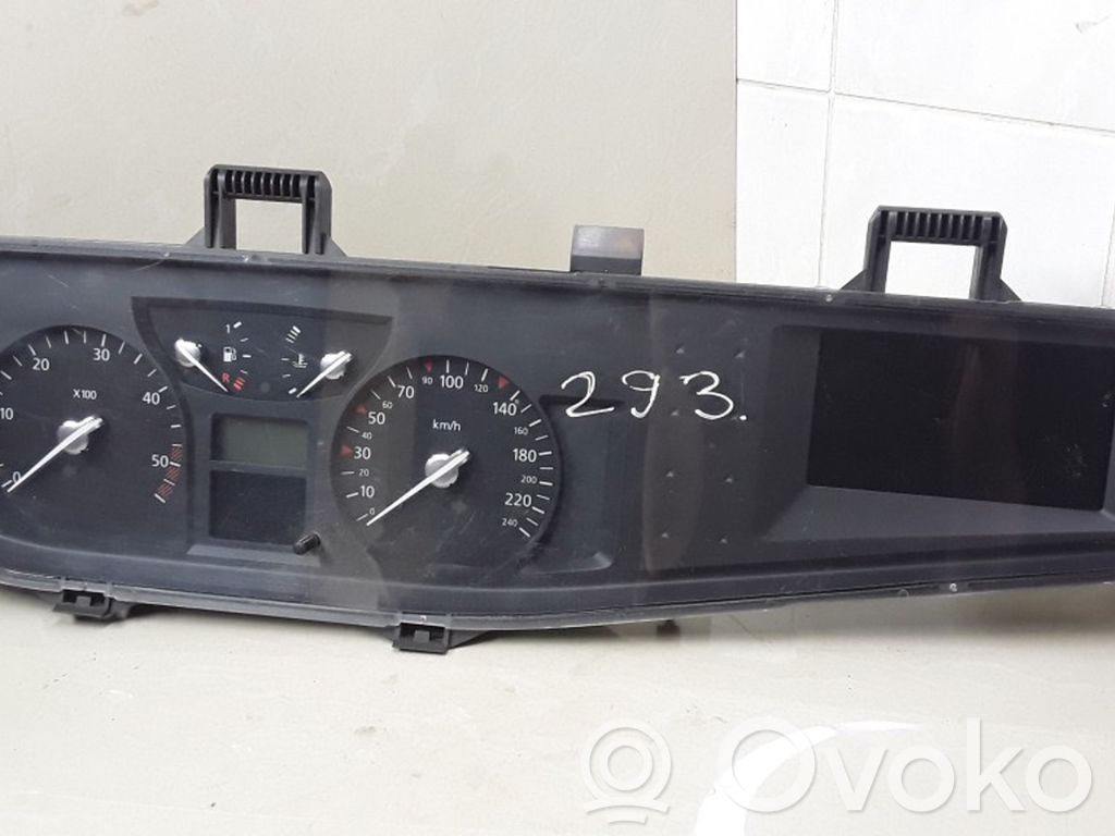 Renault Vel Satis Vitezometru (grup de instrumente) 