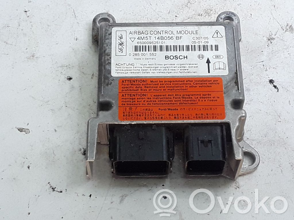 Airbag control unit/module   4M5T14B056BF,0285001552
