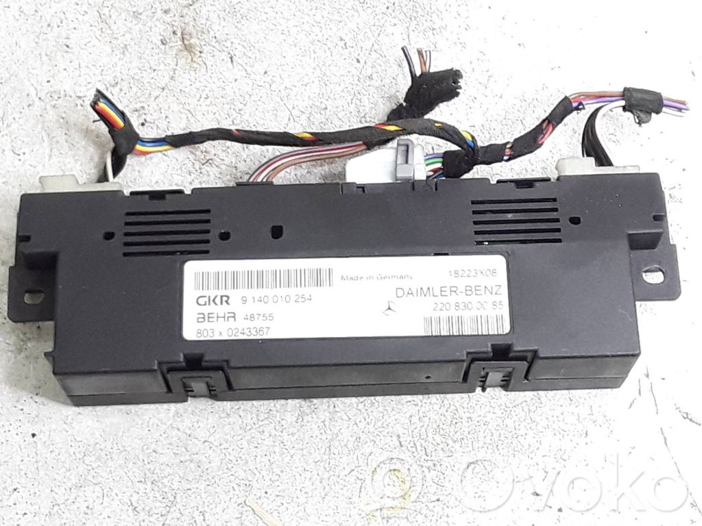 Mercedes-Benz S W220 Other control units/modules 