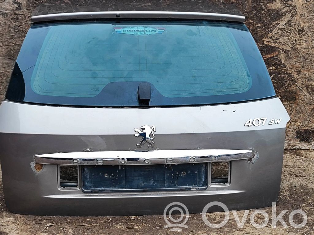 Peugeot 407 Tylna klapa bagażnika 