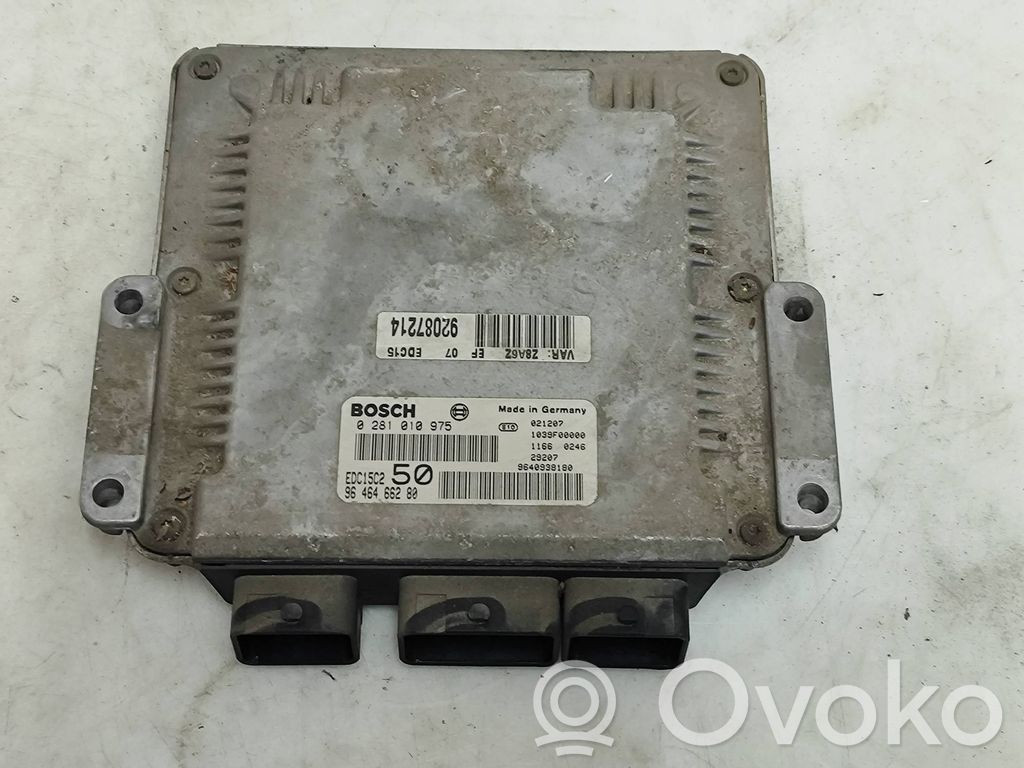 Peugeot 607 Engine control unit/module 
