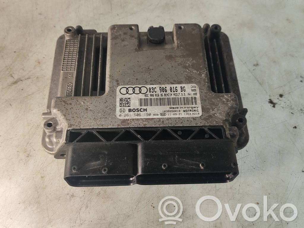 Engine control unit/module   03C906016BG,0261S06190