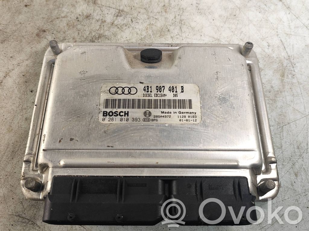 Engine control unit/module   4B1907401B,0281010393,28SA4972
