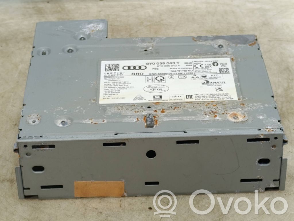 Panel / Radioodtwarzacz CD/DVD/GPS   8Y0035043A,8Y0035043T,8815633,8X0035043A