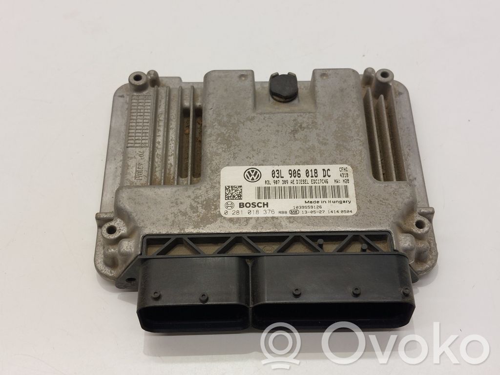Engine control unit/module   03L906018DC,03L907309AE