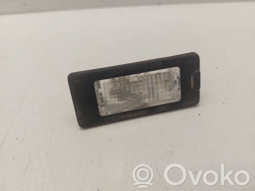 Skoda Octavia Mk3 (5E) Éclairage de plaque d'immatriculation 