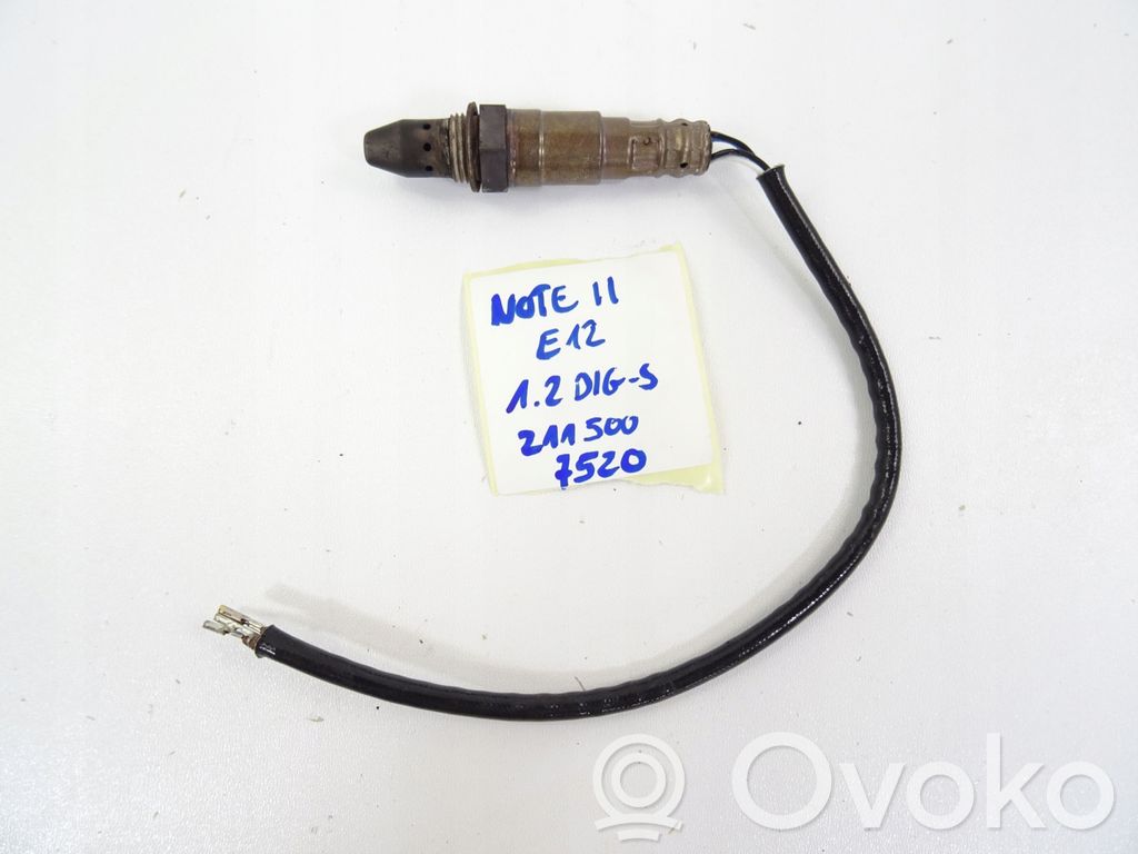 Nissan Note (E12) Lambda probe sensor 