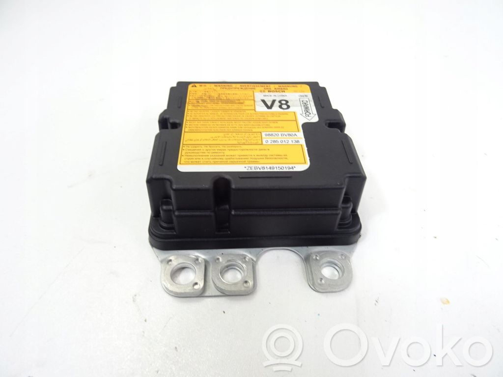 Nissan Juke I F15 Unitate/modul de comandă airbaguri 