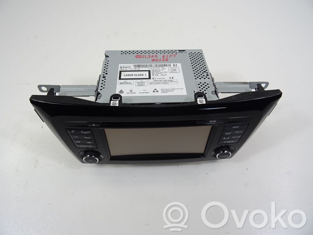 Nissan Qashqai CD / DVD Laufwerk Navigationseinheit 