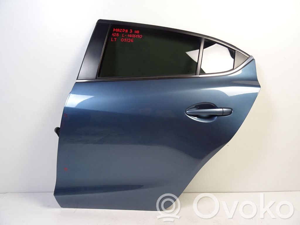Rear door   20132016,3HB,42B,HB,KOD,LAKIERU,LEWY