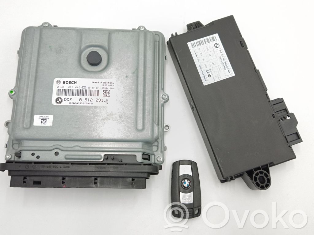 BMW 3 E90 E91 Kit cu ECU motor și set închidere uși 