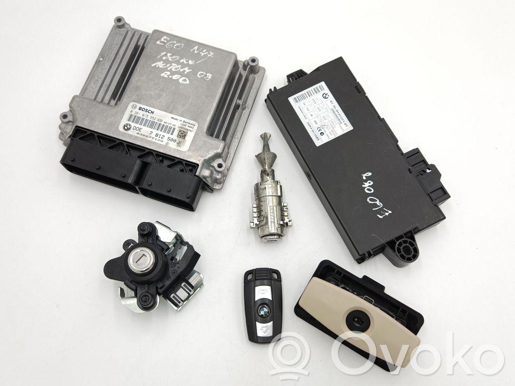 BMW 5 E60 E61 Kit cu ECU motor și set închidere uși 