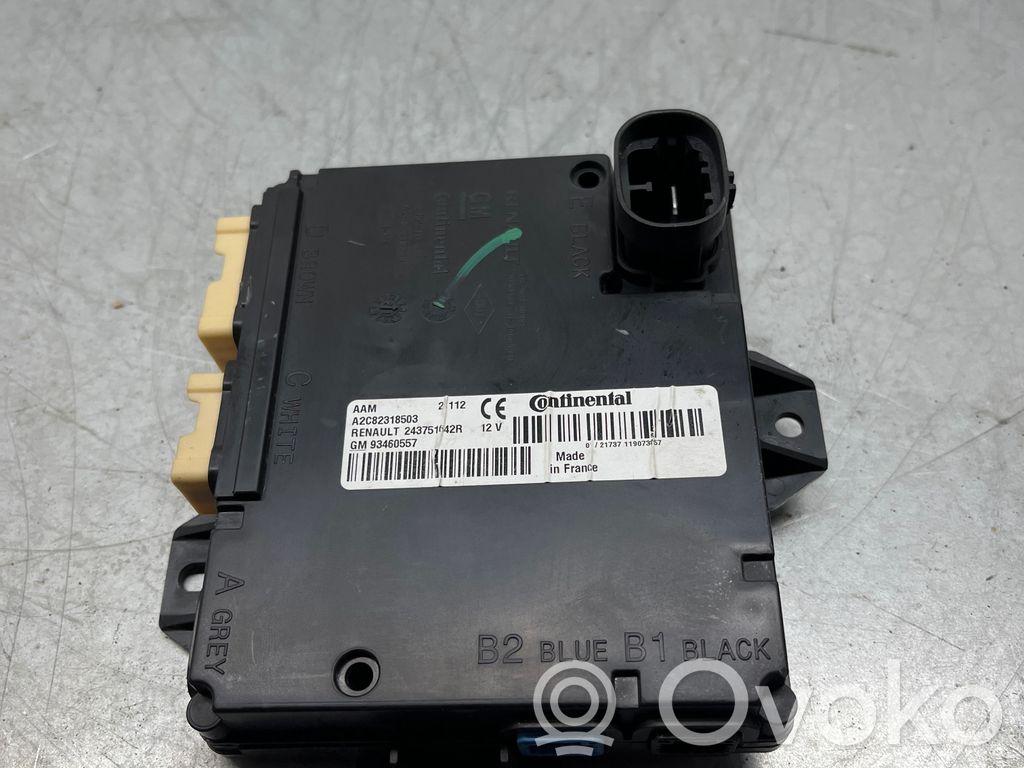 Renault Trafic III (X82) Keyless (KESSY) go control unit/module 