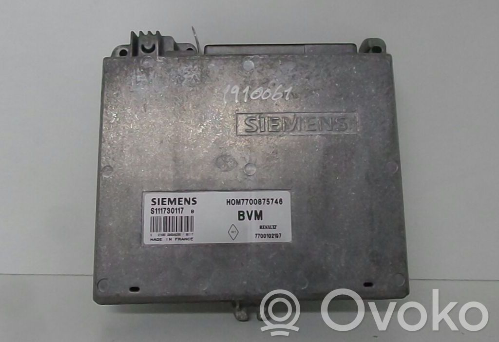 Unidad de control/módulo del motor   HOM7700875746