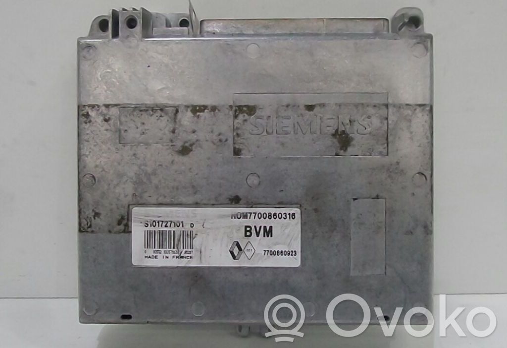 Unidad de control/módulo del motor   HOM7700860316,7700860923,S101727101