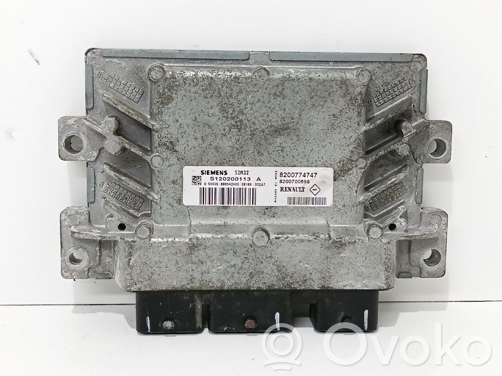 Moottorin ohjainlaite/moduuli   8200774747,8200700695,S120200113A