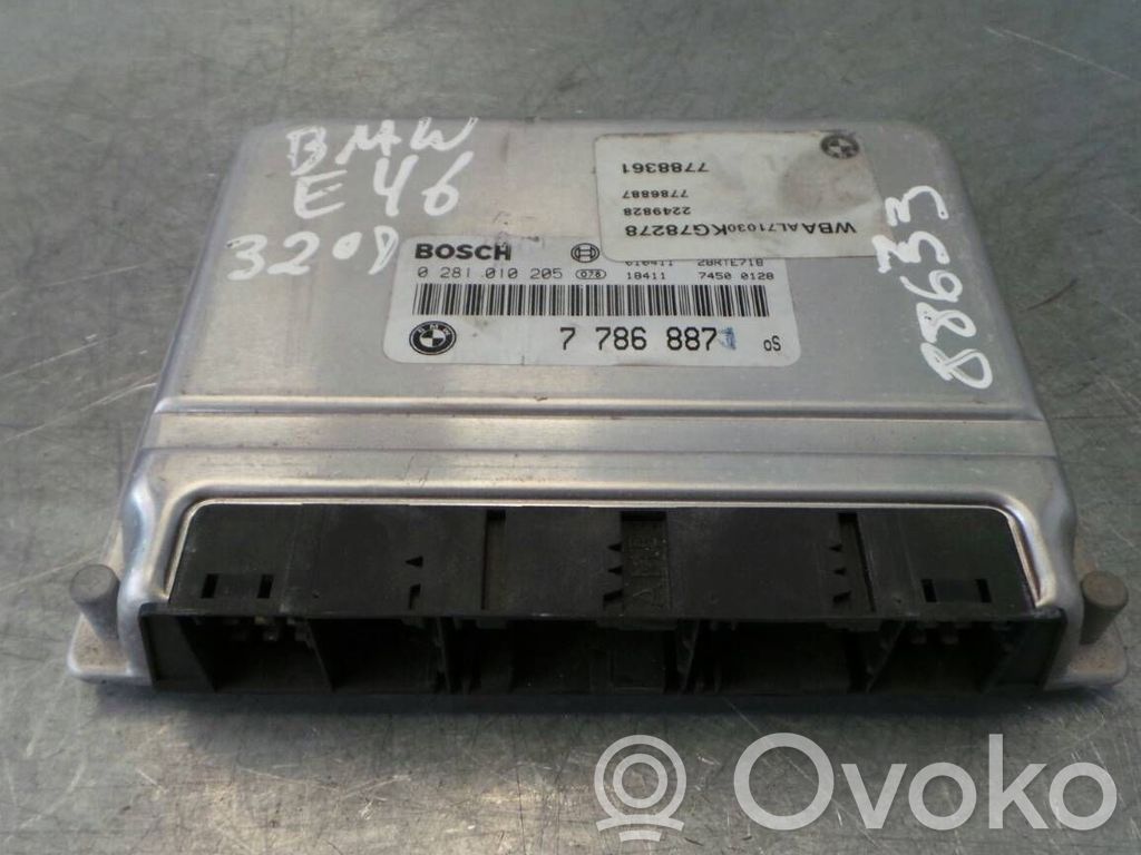 Module de commande suspension   0281010205,13617786887,7786887