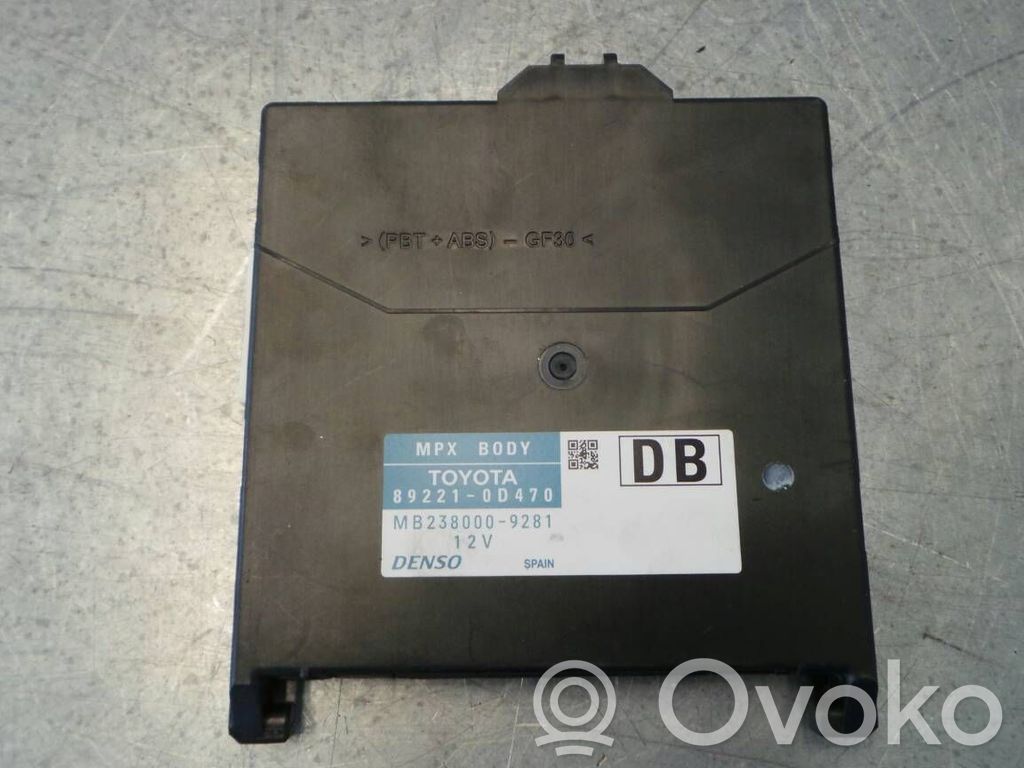 Toyota Yaris Muut ohjainlaitteet/moduulit 