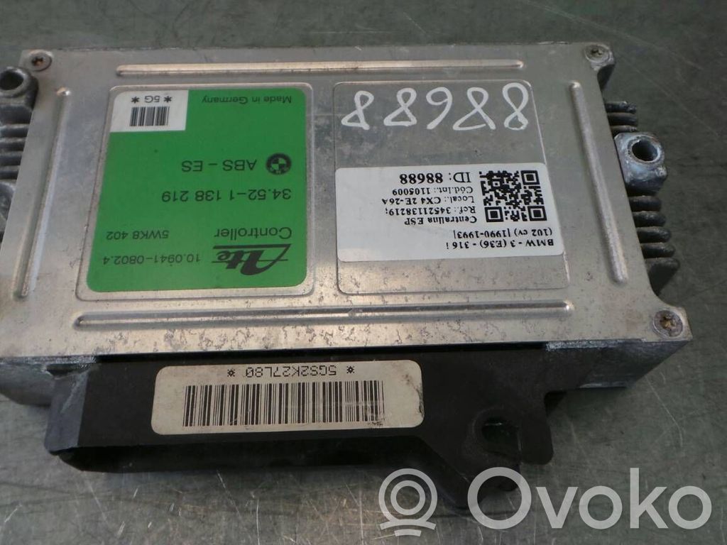 ESP (stability system) control unit   34521138219,1105009,5WK8402