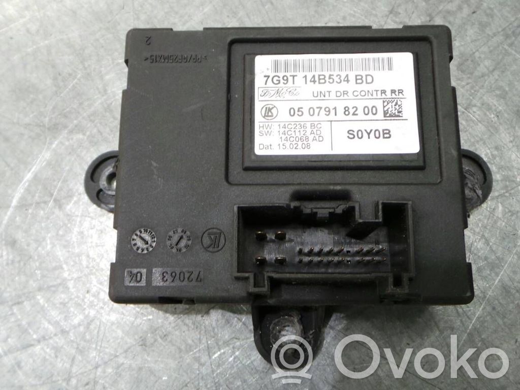 Other control units/modules   0507918200,1509021,7G9T14B534BD