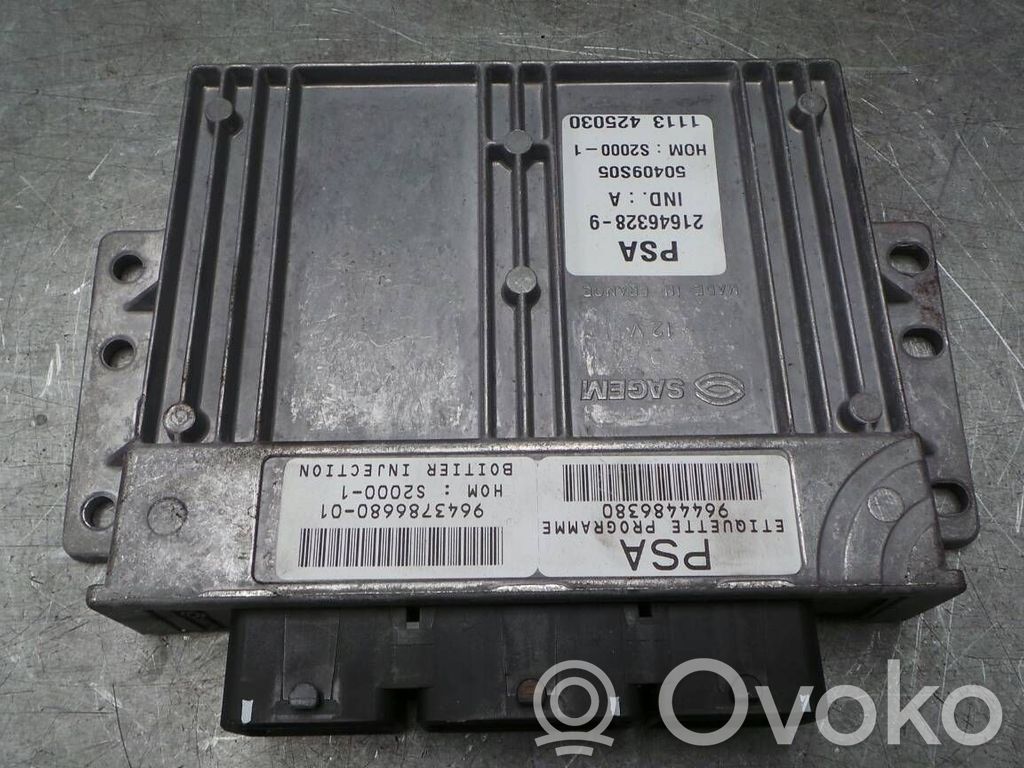 Moottorin ohjainlaite/moduuli   9644486380,1608023,9643786680