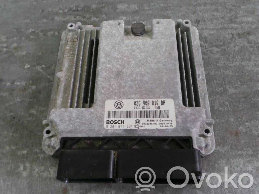 Engine control unit/module   0281011864,03G906016DH,DC1704010
