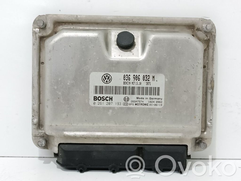 Motorsteuergerät/-modul   036906032M,0261207193