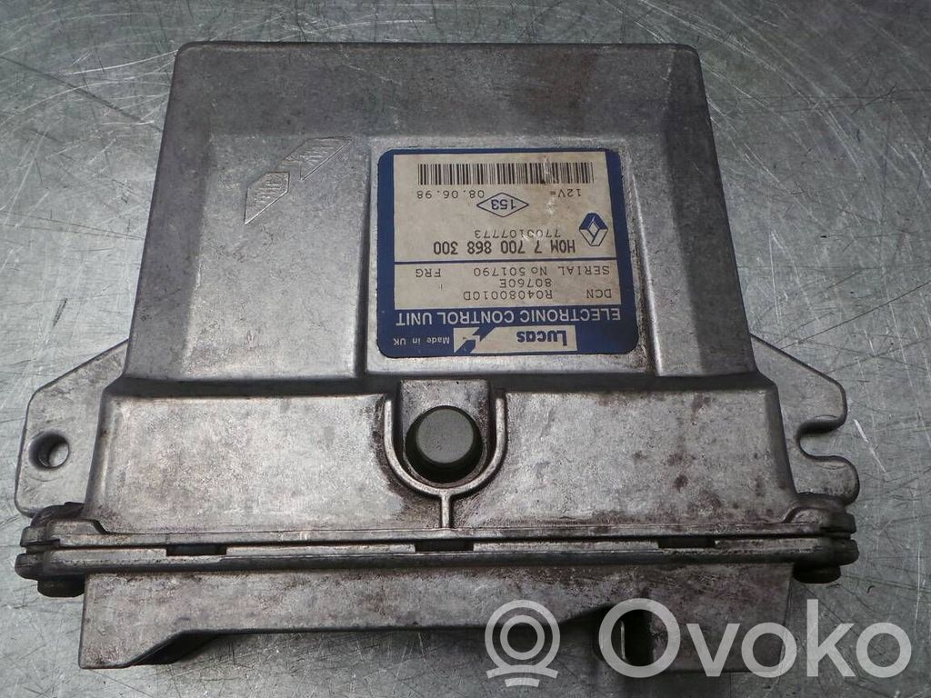 Engine control unit/module   7700868300,1706012,7700107773,R04080010D