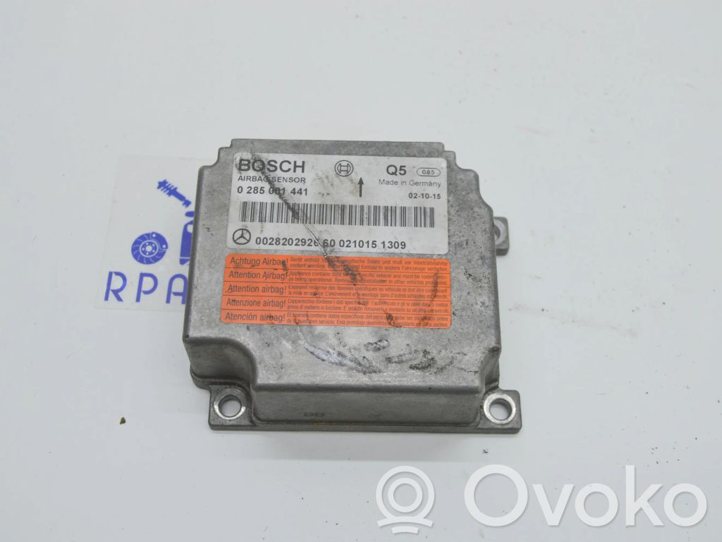 Airbag control unit/module   0285001441,13340562