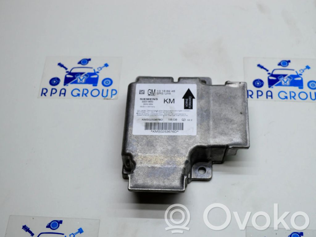 Unidad de control/módulo del Airbag   13186948,13556289