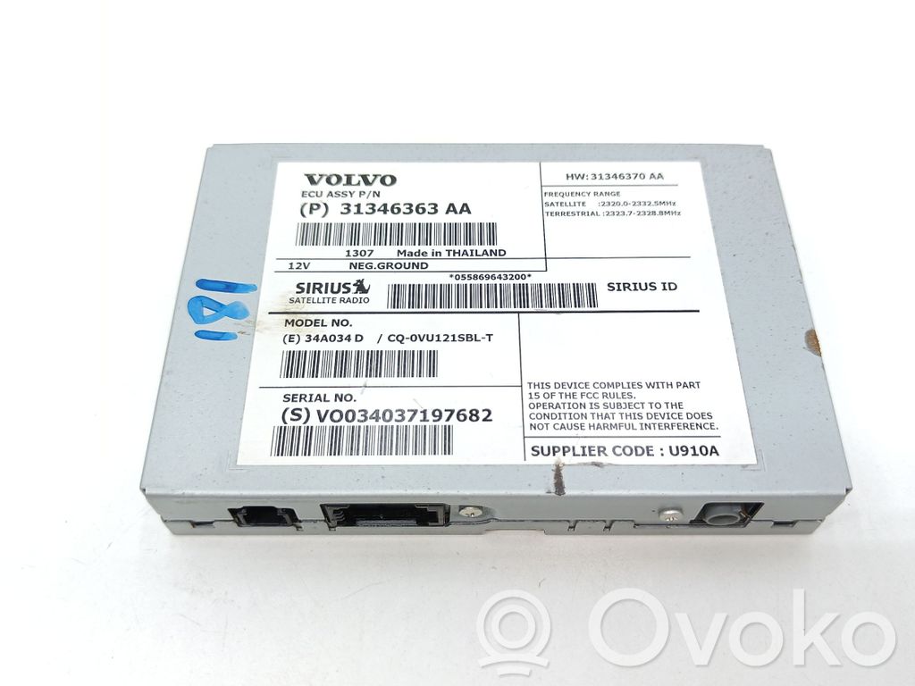 Volvo XC60 Antenna control unit 