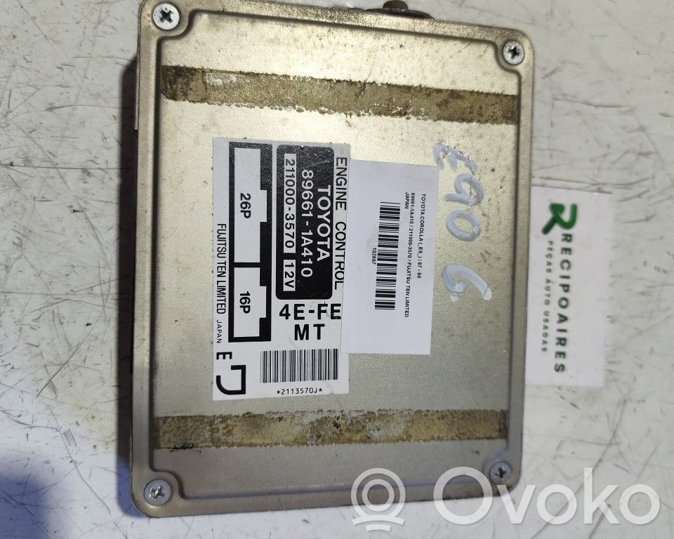 Toyota Corolla E90 Engine control unit/module 