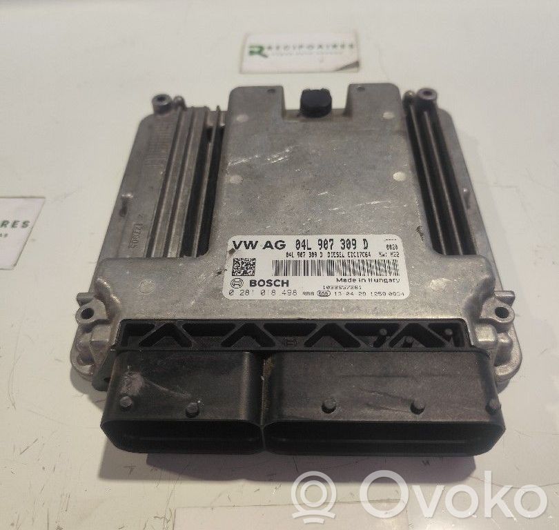 Unidad de control/módulo del motor   04L907309D,0281018498,EDC17C64